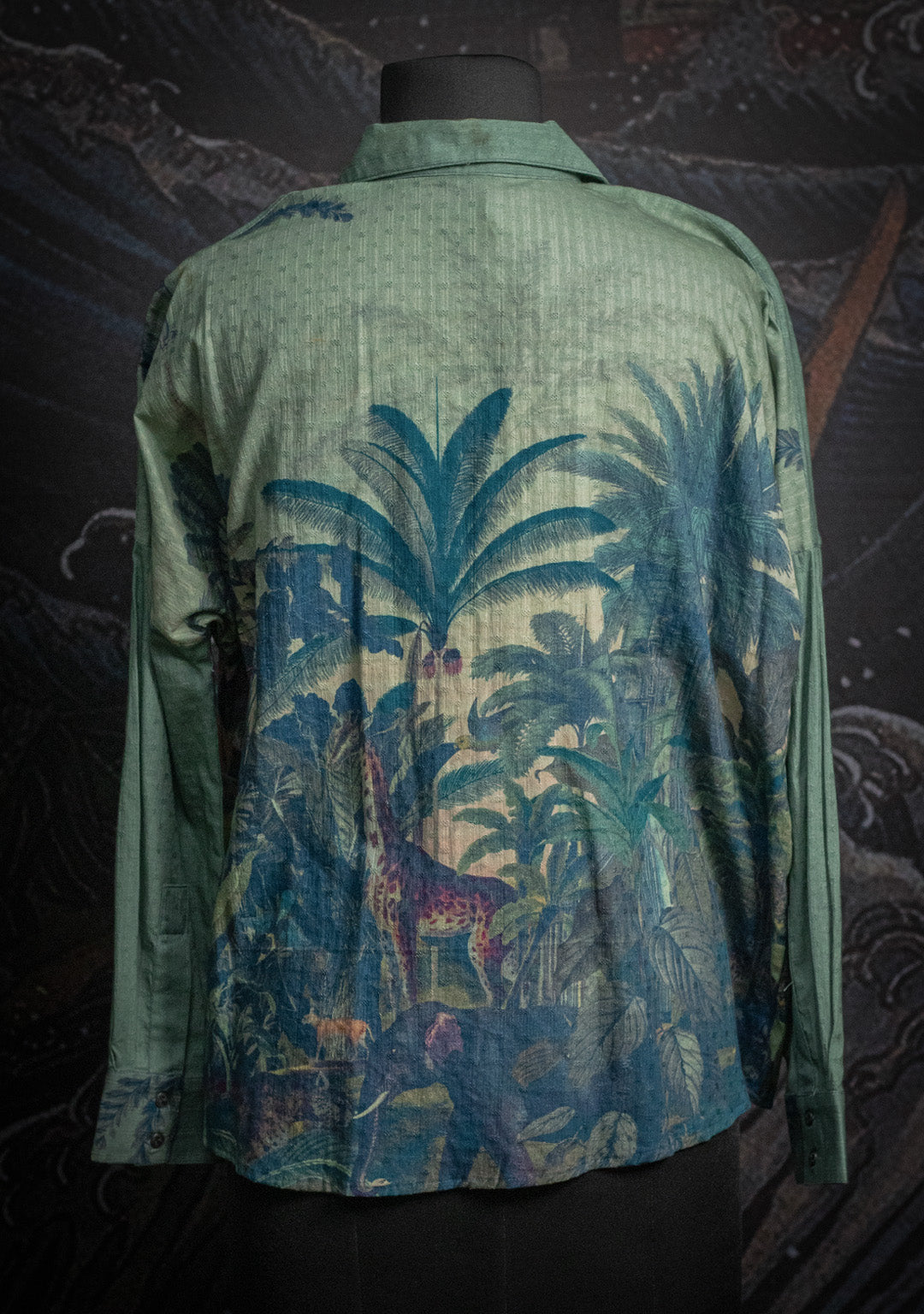Shirt Woman Longsleeve Smarto / Cotton Embroidery - JUNGLATA